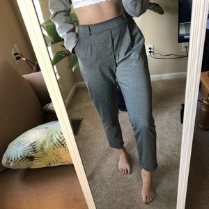 pull on plaid trouser pants